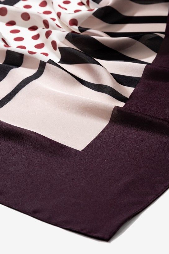 Tiffosi Oja Polka Dot & Stripe Scarf | Fig 10068505