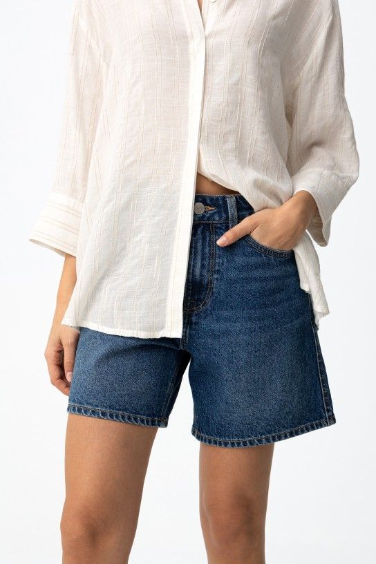 Tiffosi Lana Wide Leg Denim Shorts | 10065193