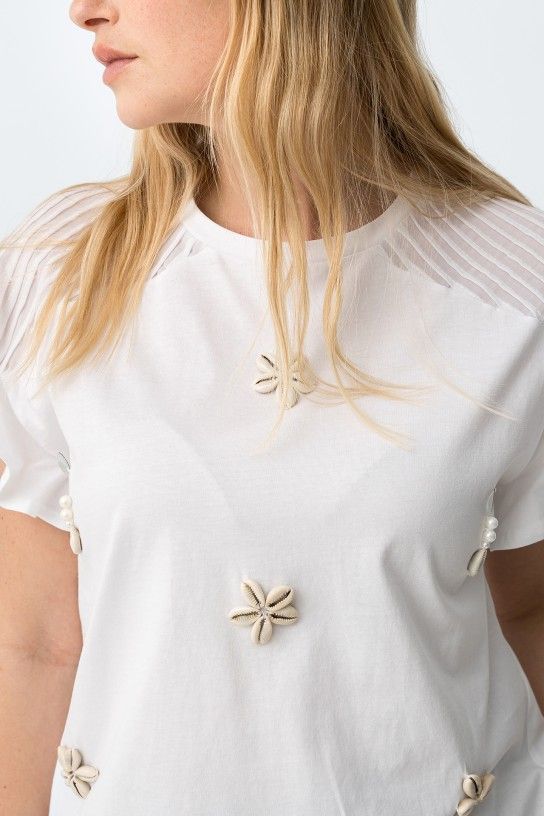Tiffosi Aponi Loose T-Shirt  | White 10065818