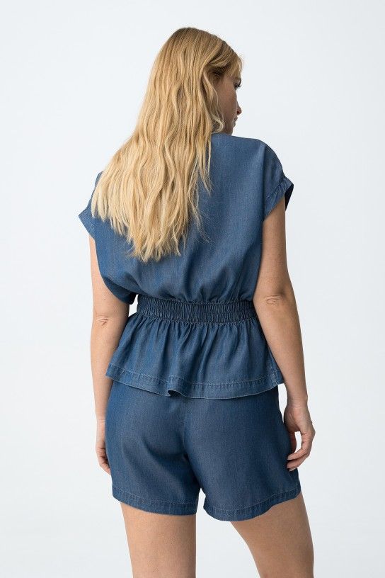 Tiffosi Lence S/S Shirt | Denim 10065158