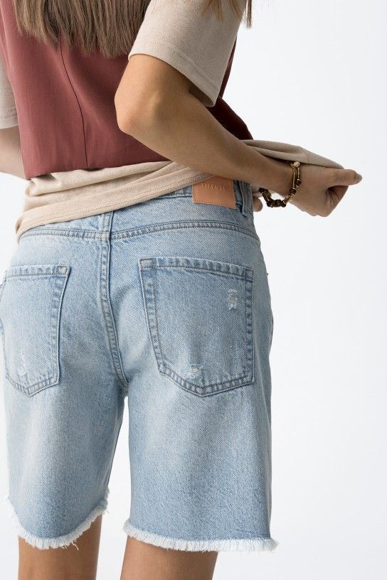 Tiffosi Benny Ripped Denim Shorts | 10065159