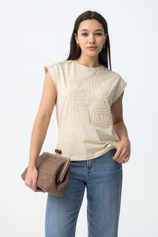 Tiffosi Jellicent T-Shirt | Beige 10065843