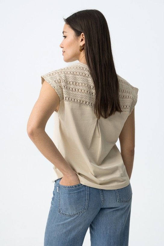 Tiffosi Jellicent T-Shirt | Beige 10065843