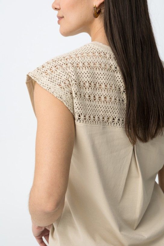 Tiffosi Jellicent T-Shirt | Beige 10065843