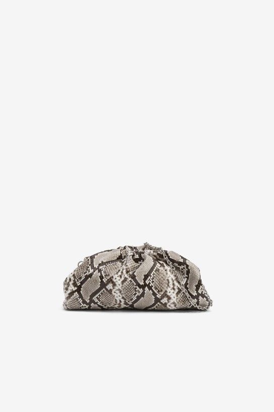 Tiffosi Eleonor Snake Pattern Clutch Bag | Peyote 10064887