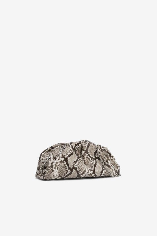 Tiffosi Eleonor Snake Pattern Clutch Bag | Peyote 10064887