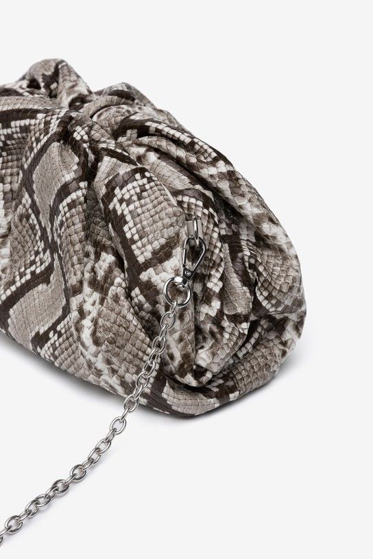 Tiffosi Eleonor Snake Pattern Clutch Bag | Peyote 10064887