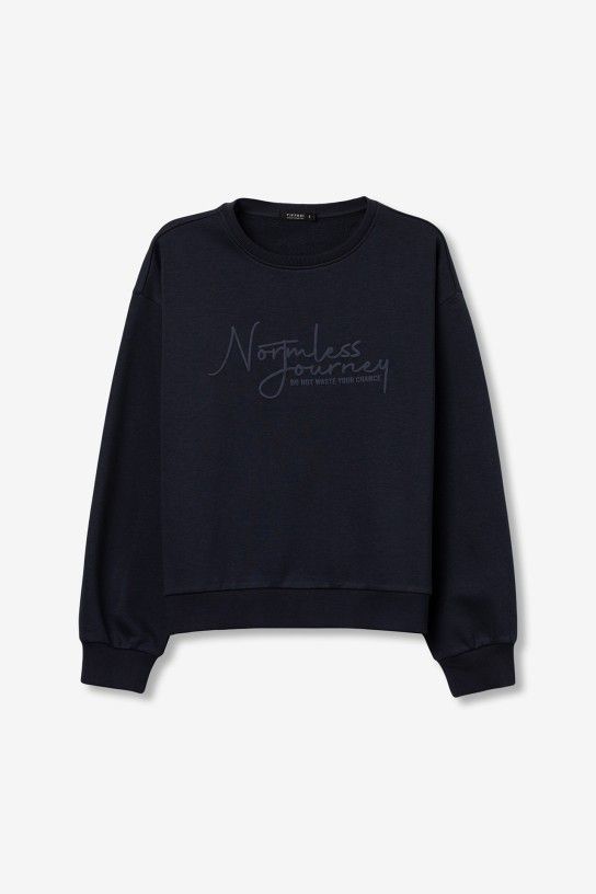 Tiffosi Women's Surtur Sweater Top | Navy Blue 10066311