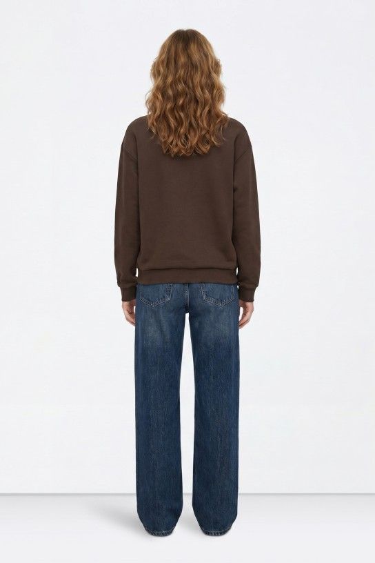 Tiffosi Oceanic Sweat Shirt Top | Brown 10067418