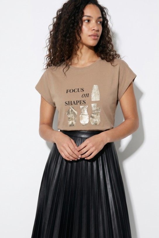Tiffosi Madrid S/S T-Shirt | Beige 10067303