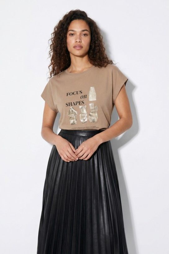 Tiffosi Madrid S/S T-Shirt | Beige 10067303