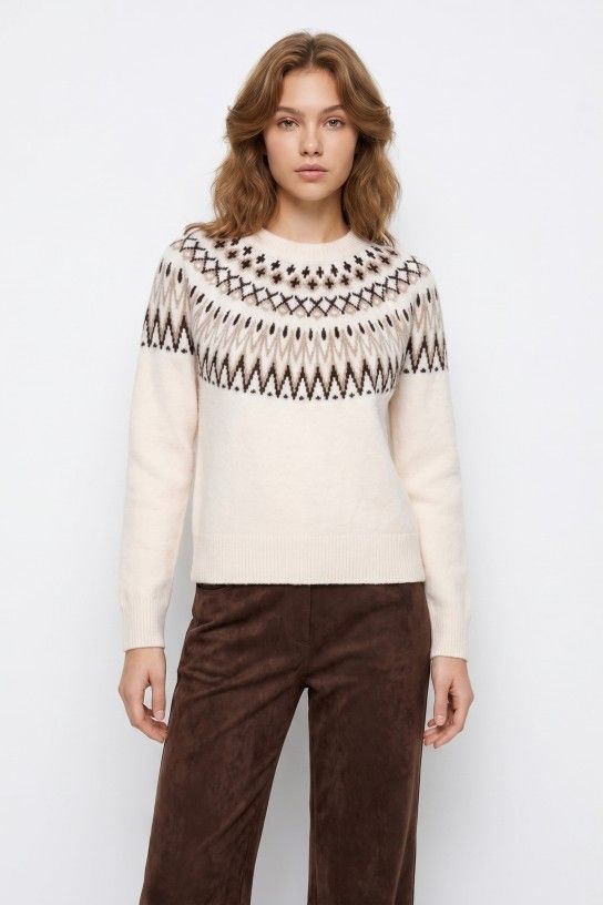 Tiffosi Alberta Fair Isle Knit Sweater | Birch 10069205