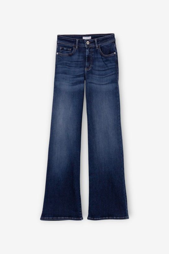 Tiffosi Wide Leg Jeans | Dark Blue 10068628