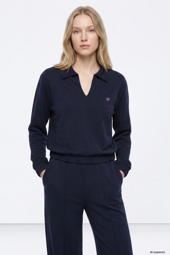 Tiffosi Valentina Sweatshirt | Blue 10067416