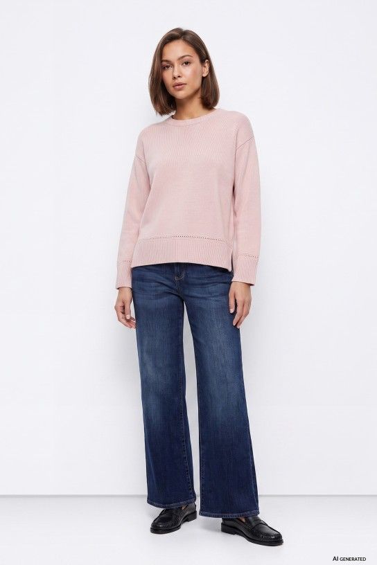 Tiffosi Wide Leg Jeans | Dark Blue 10068628