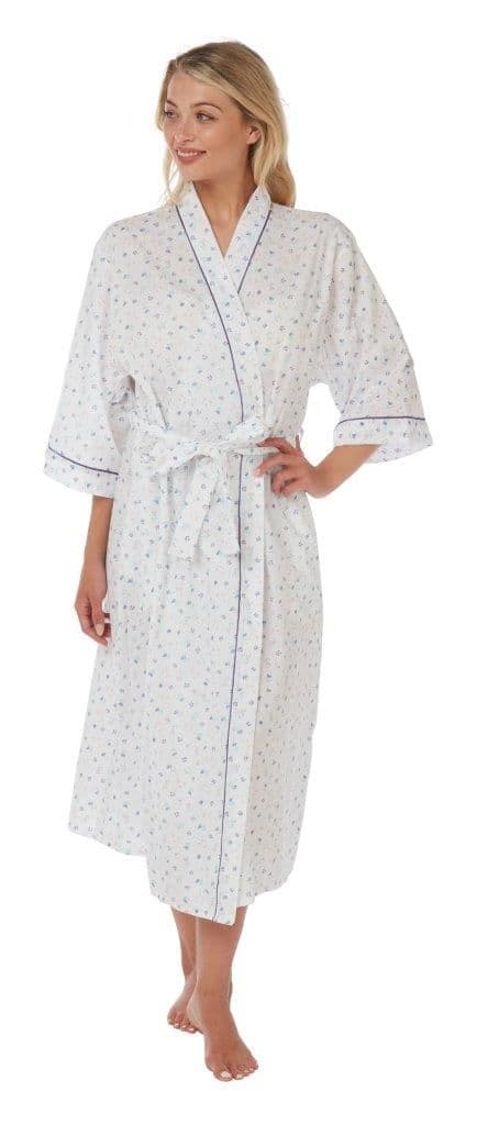 18069 Kimono Wrap Blue