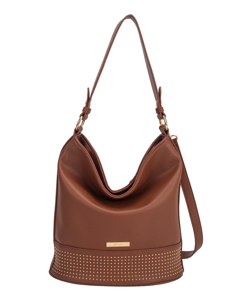 Hampton Laurel Hobo Shoulder Bag | Tan 18H1667