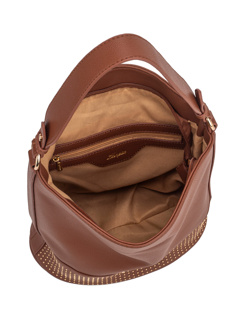 Hampton Laurel Hobo Shoulder Bag | Tan 18H1667