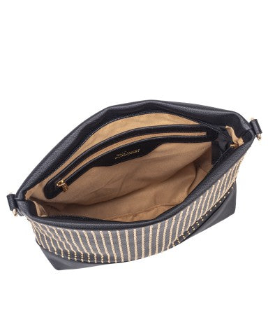 Hampton Laurel Crossbody Bag | Black 18H1668
