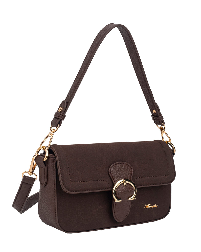 Hampton Blossom Flap Over Shoulder | Brown 18H1671