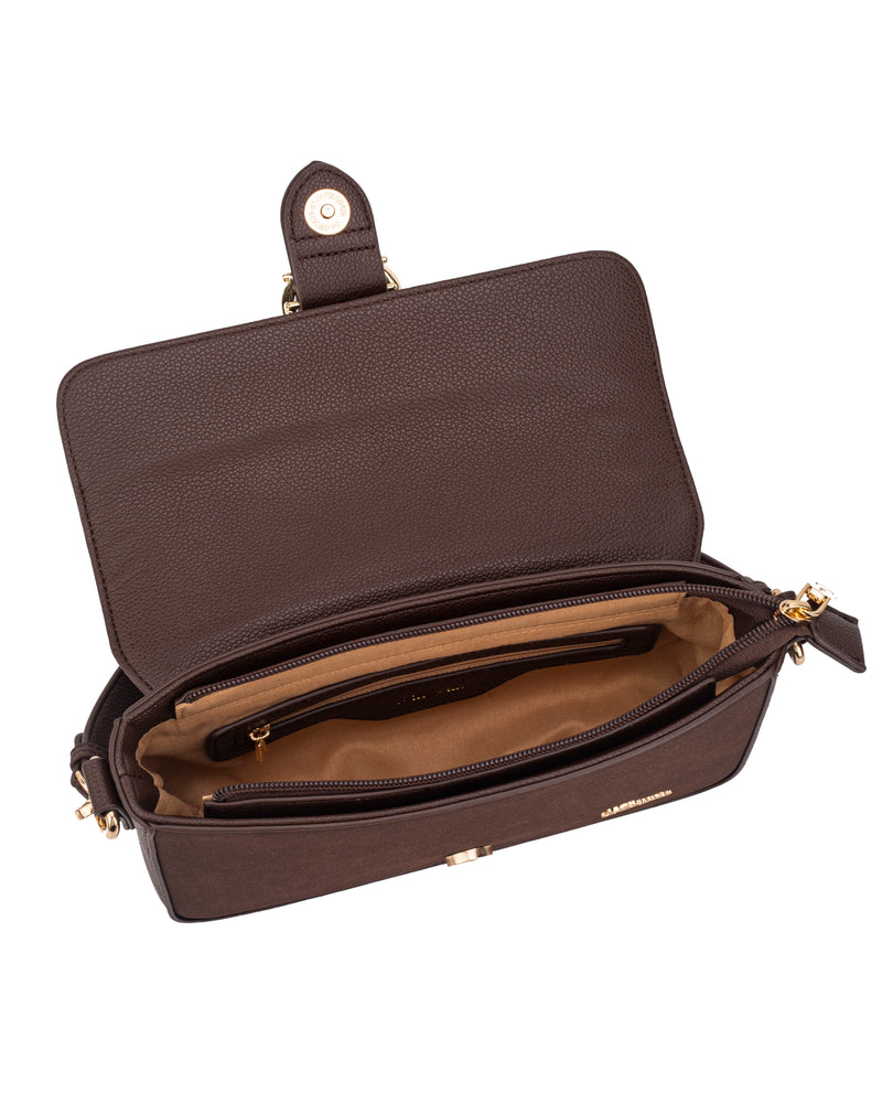 Hampton Blossom Flap Over Shoulder | Brown 18H1671