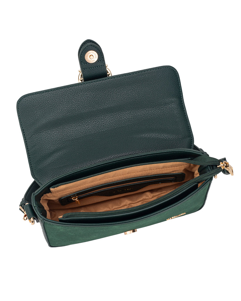 Hampton Blossom Flap Over Shoulder | Green 18H1671