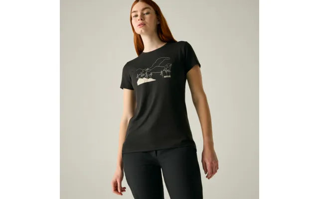 Regatta Fingal Stretch Women's Performance Shirt | Black RWT384