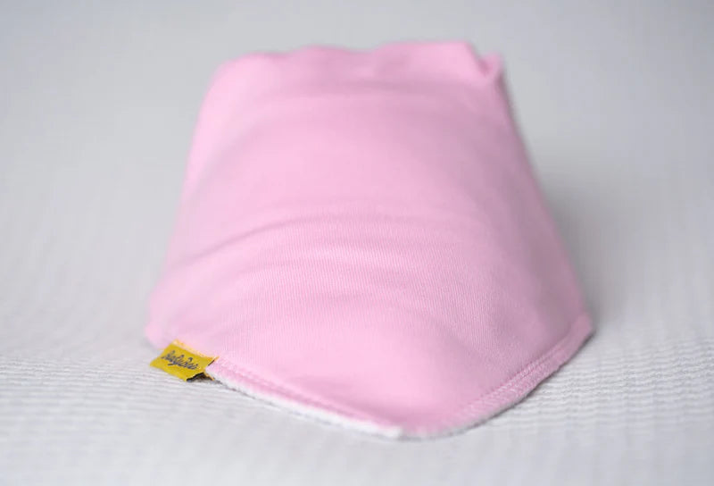 Babyboo Plain Bandana Bib | Pale Pink