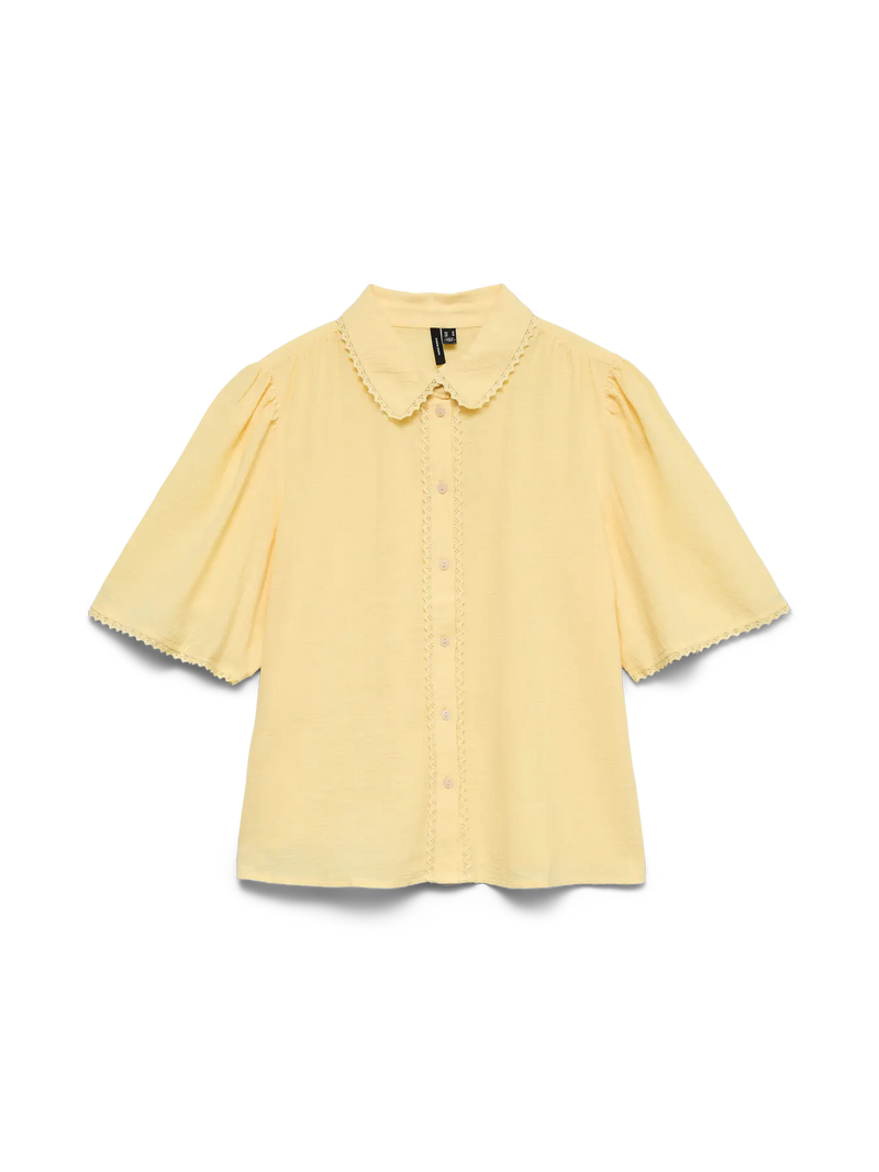 Vero Moda Siri 2/4 Woven Shirt | Golden
