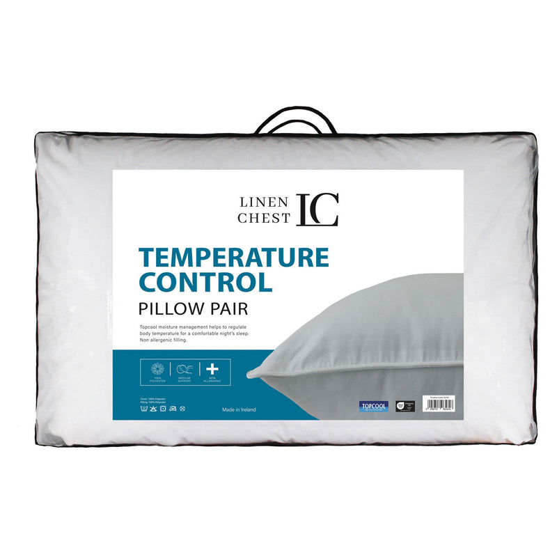 Linen Chest Temperature Control 2 PK Pillow | White 02931