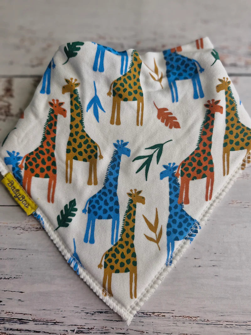 BabyBoo Tall Giraffes Bandana Dribble Bib