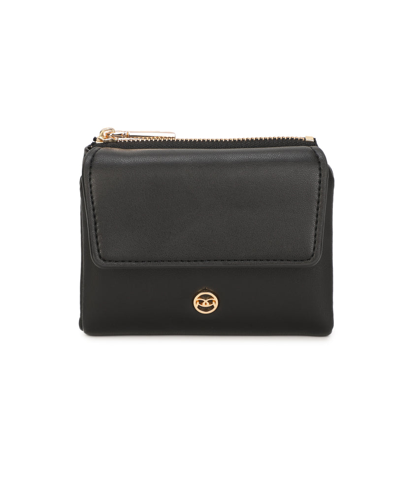 Gionni Clove Purse with Zip | Black 20G1278