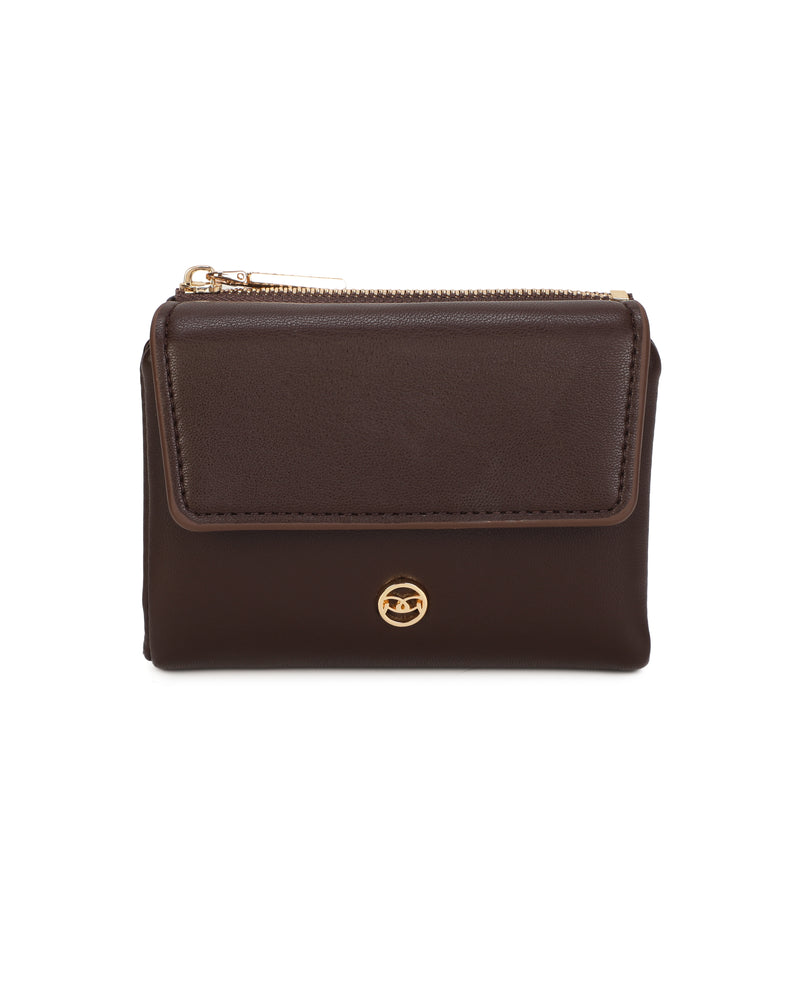 Gionni Clove Purse with Zip | Brown 20G1278