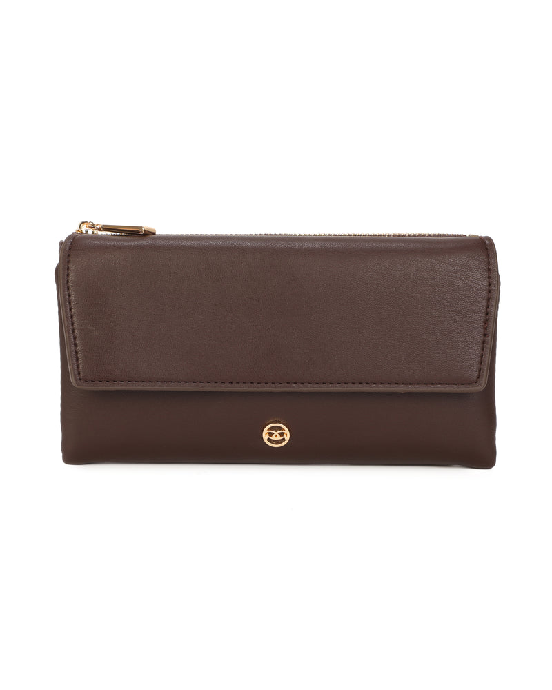 Gionni Clove Purse with Zip | Brown 20G1279