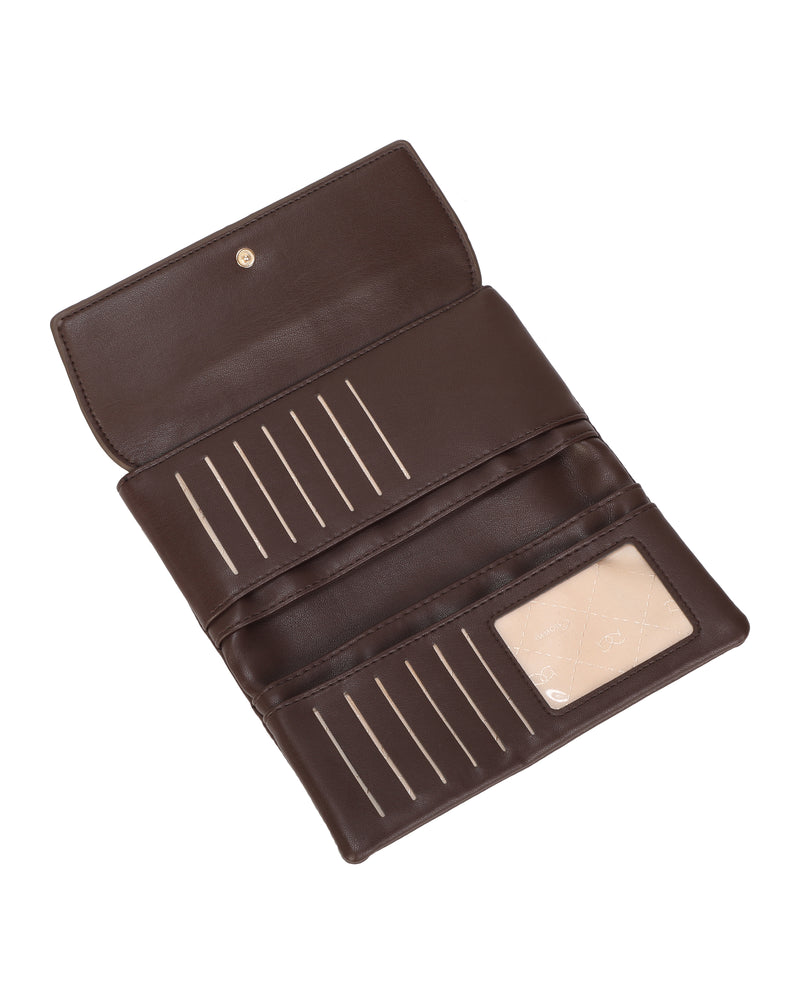 Gionni Clove Purse with Zip | Brown 20G1279