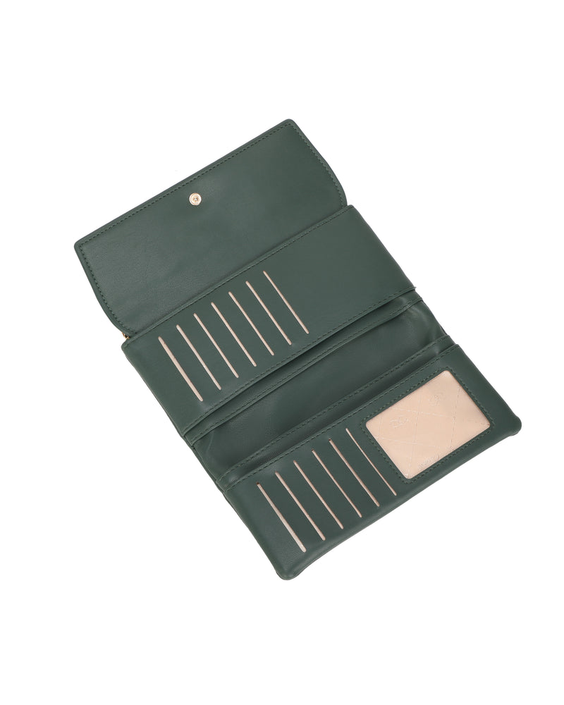 Gionni Clove Purse with Zip | Green 20G1279