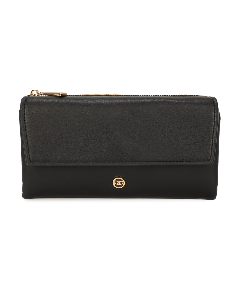 Gionni Clove Purse with Zip | Black 20G1279