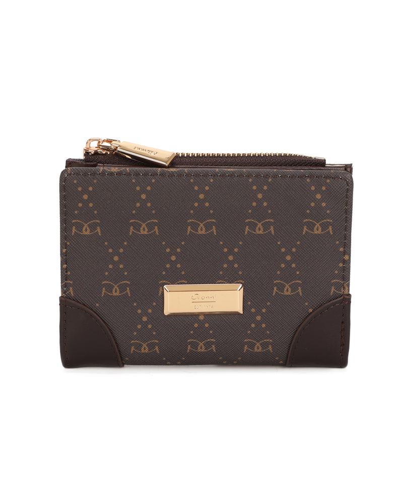 Gionni Elixir Button Purse | Brown 20G1282