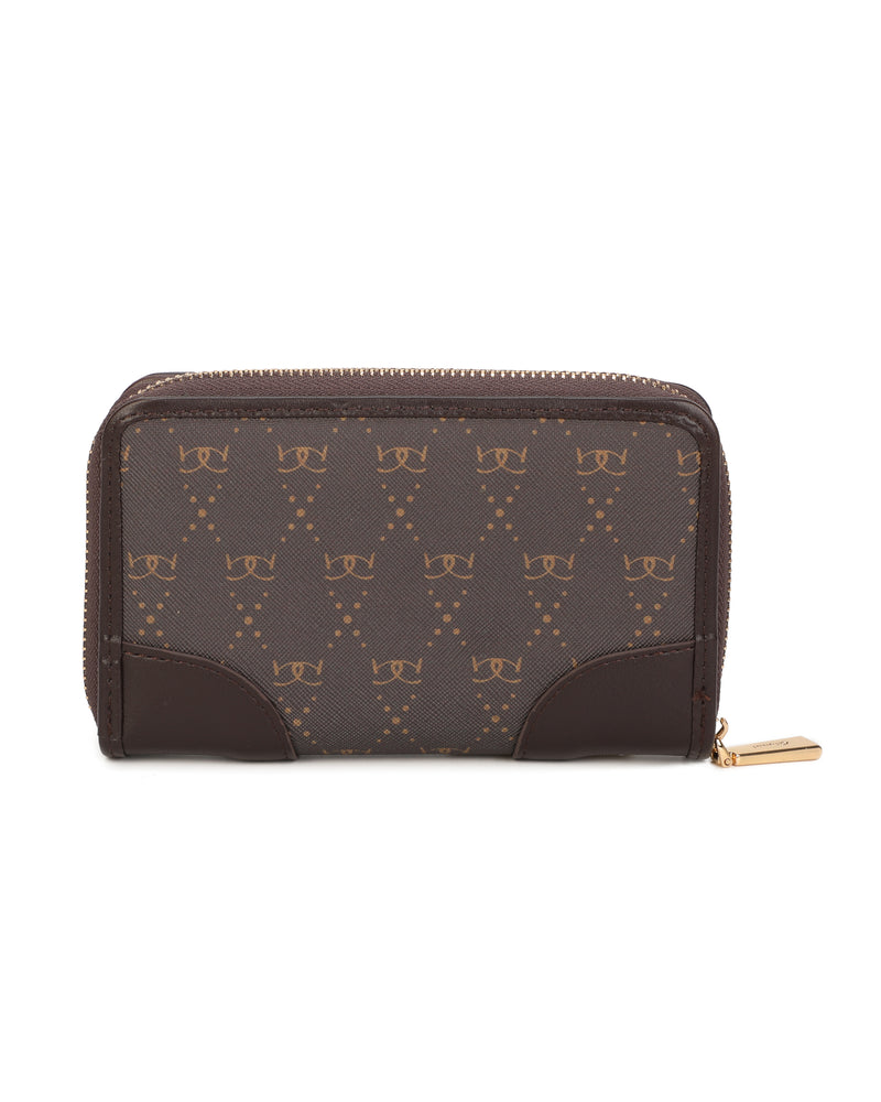 Gionni Elixir Zip Purse | Brown 20G1283