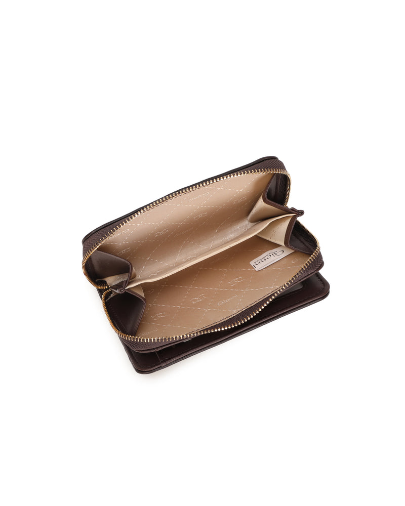 Gionni Elixir Zip Purse | Brown 20G1283