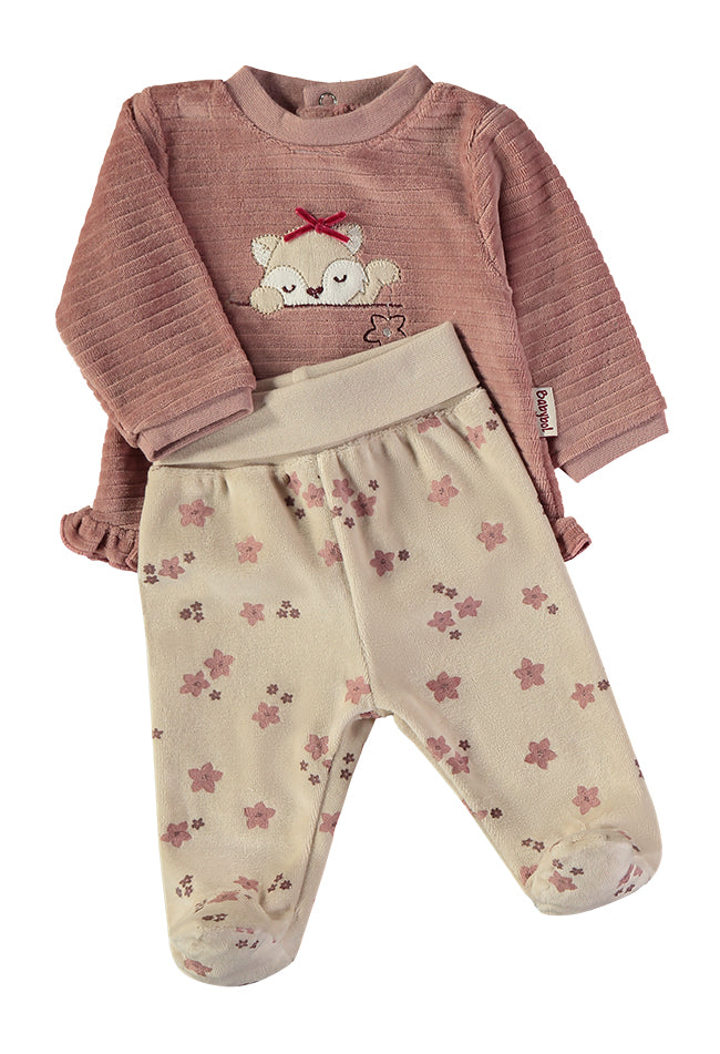 Babybol 2-Piece Set | Pink/Cream 260005