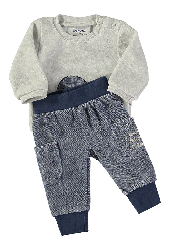 Babybol 2-Piece Set | Blue/Grey 260067