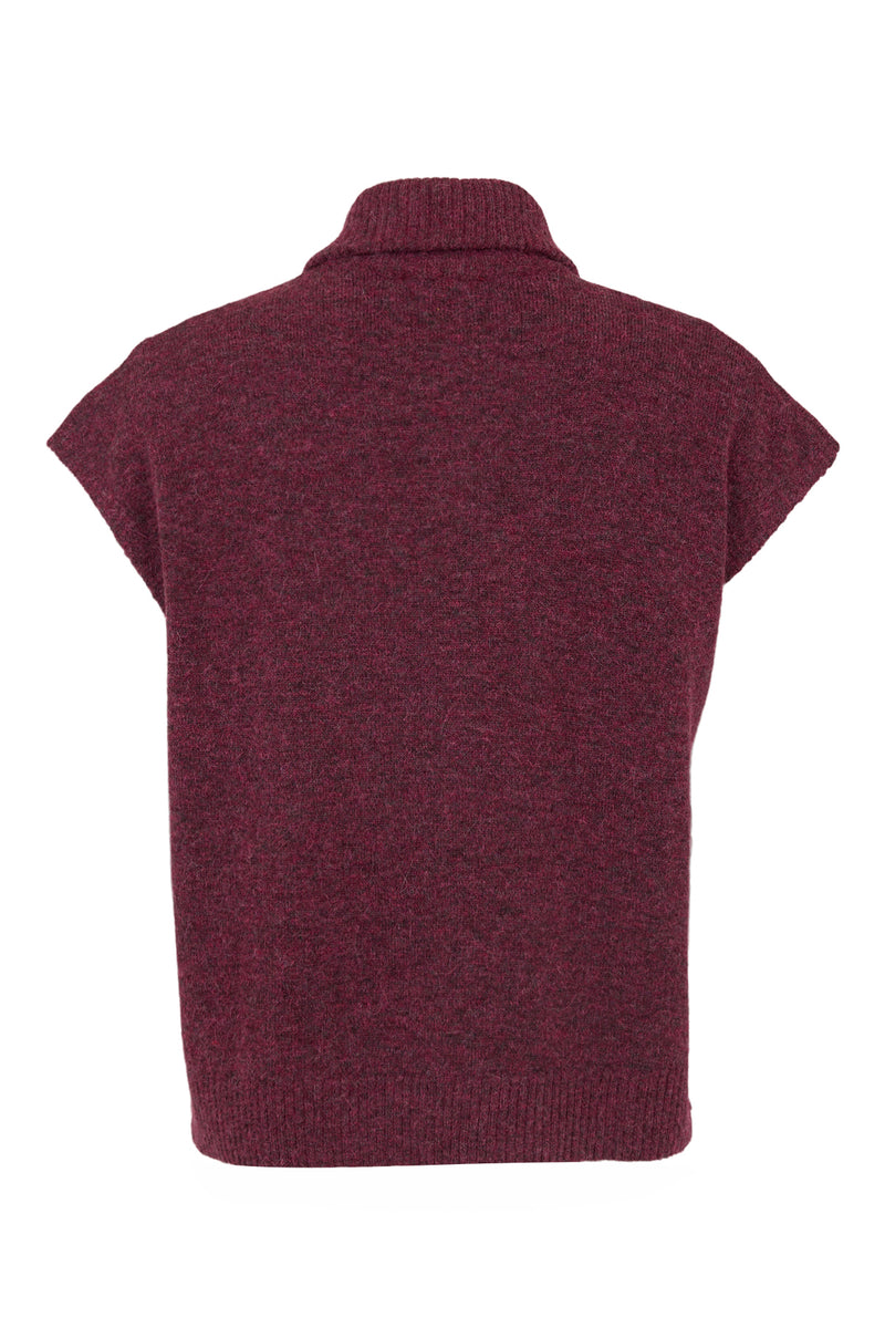 Sunday by Godska Waistcoat | Burgundy 6416 6658