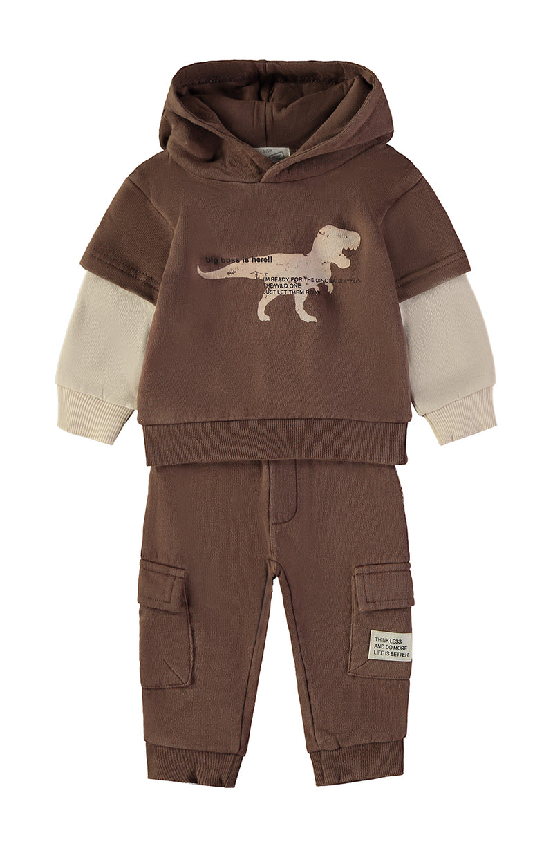 Babybol 2-Piece Set | Brown/Cream 262052