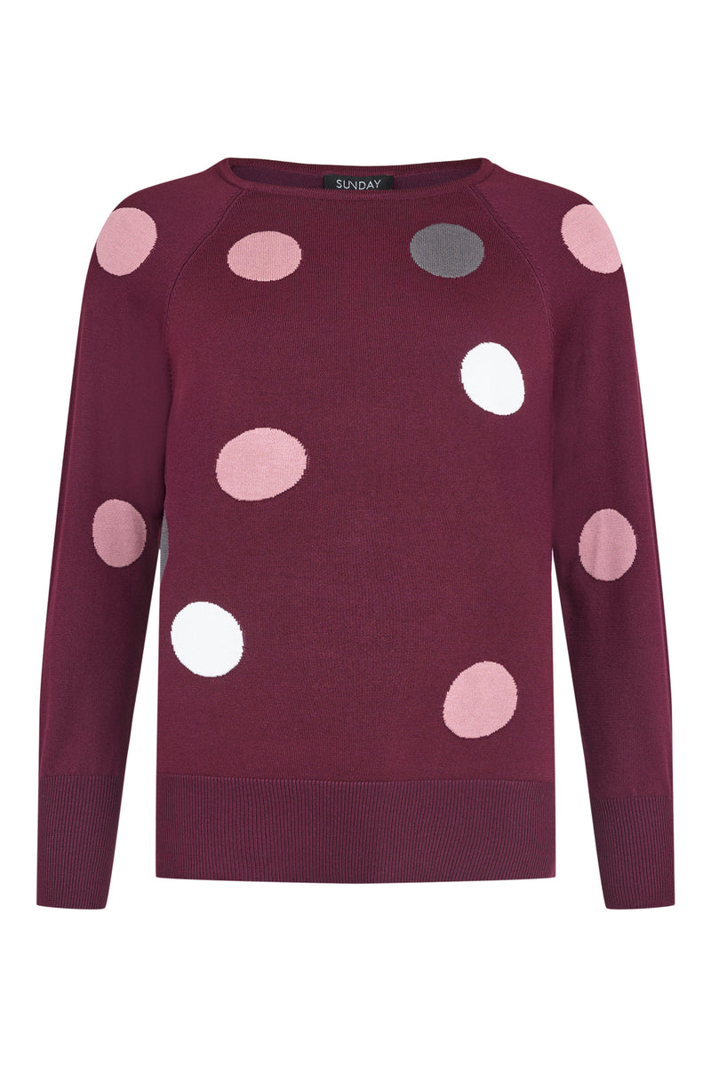 Sunday Pullover Burgundy | Wine 6742 6281