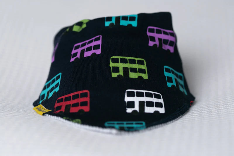 Babyboo Vintage Bues Organic Bandana Bib | Navy