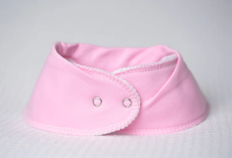 Babyboo Plain Bandana Bib | Pale Pink