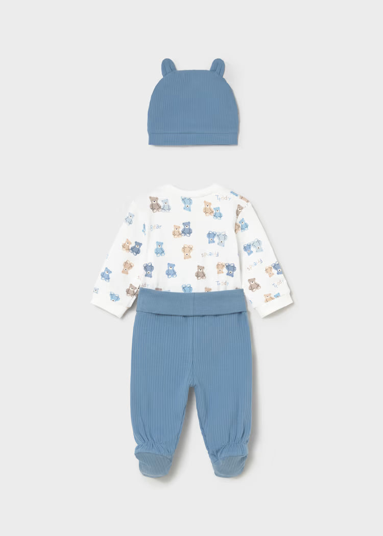 Mayoral Baby's Footed Pants Set  | Waves 1504/SS26
