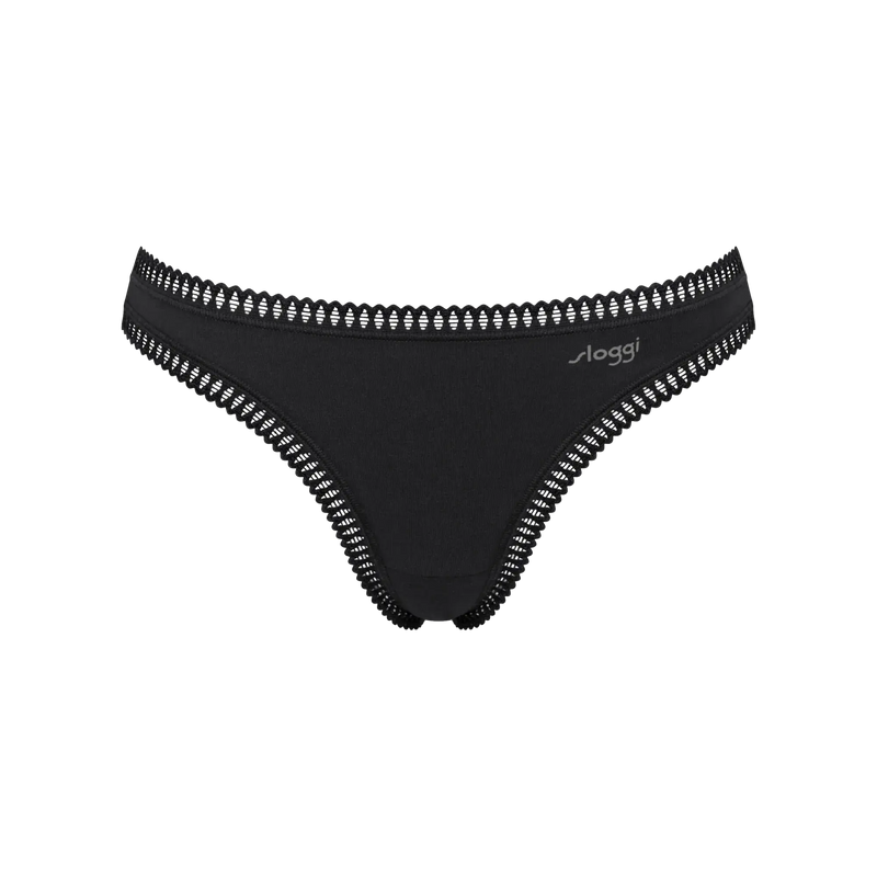 Sloggi GO Crush String 3 Pack | Black