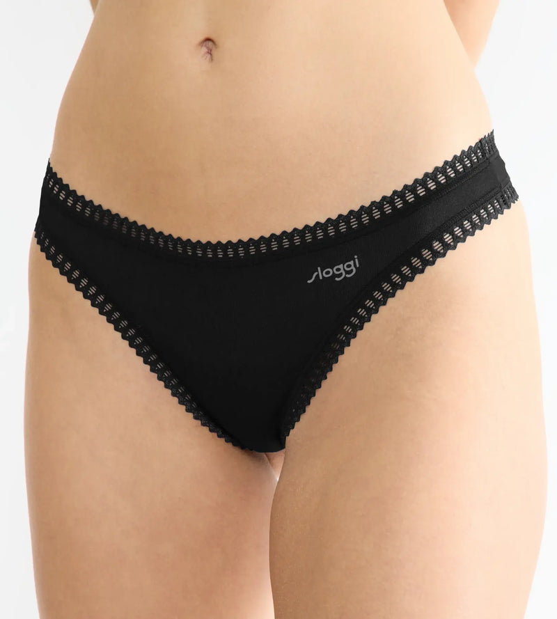 Sloggi GO Crush String 3 Pack | Black